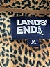 Lands' End 100% Polyester Animal Print Brown Pullover Sweater Size M - photo 7