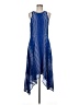 MICHAEL Michael Kors 100% Polyester Polka Dots Blue Cocktail Dress Size 6 - photo 1