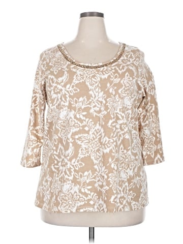 Jessica London 3/4 Sleeve Blouse (view 1)