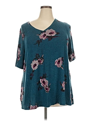 Lane Bryant 3/4 Sleeve T-Shirt (view 1)