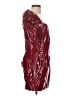 Assorted Brands 100% Polyester Burgundy Cocktail Dress Size L - photo 4