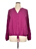 Apt. 9 100% Polyester Purple 3/4 Sleeve Blouse Size XL - photo 1
