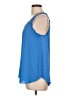 Ann Taylor LOFT 100% Polyester Blue Tank Top Size L - photo 5
