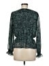 1.State 100% Polyester Green 3/4 Sleeve Blouse Size M - photo 2