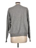 Aqua 100% Cashmere Stars Gray Cashmere Pullover Sweater Size L - photo 2