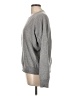 Aqua 100% Cashmere Stars Gray Cashmere Pullover Sweater Size L - photo 5