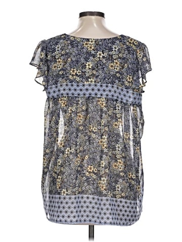 Ann Taylor LOFT Outlet Short Sleeve Blouse (view 2)