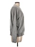 Aqua 100% Cashmere Stars Gray Cashmere Pullover Sweater Size L - photo 4