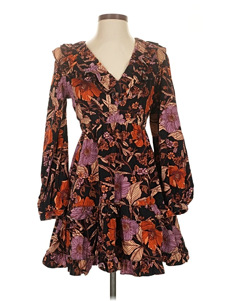 Pre-owned Pilcro Cocktail Dress In Brown