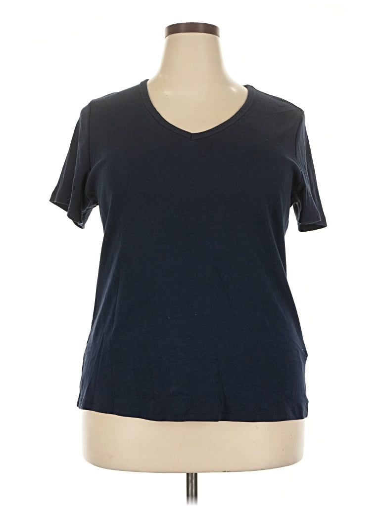 Pre-owned Style & Co Short Sleeve T-shirt In Blue