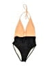 Unbranded Color Block Orange One Piece Swimsuit Size 14 - photo 1