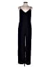 Anthropologie 100% Polyester Solid Black Jumpsuit Size 10 - photo 1