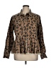 Mud Pie Animal Print Brown Jacket Size XL - photo 1