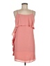 Everly 100% Polyester Solid Pink Cocktail Dress Size M - photo 1
