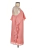 Everly 100% Polyester Solid Pink Cocktail Dress Size M - photo 4