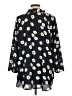 CAbi 100% Polyester Black 3/4 Sleeve Blouse Size L - photo 2