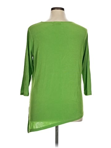 Effortless Style by citiknits 3/4 Sleeve Top (view 2)