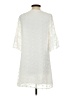Unbranded 100% Polyester White Casual Dress Size S - photo 2