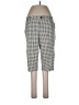 IZOD Houndstooth Ivory Silver Casual Pants Size 12 - photo 1