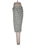 IZOD Houndstooth Ivory Silver Casual Pants Size 12 - photo 5