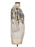 INC International Concepts 100% Rayon Floral Gray Pullover Sweater Size L (petite) - photo 4