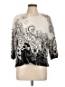 Joseph A. Paisley Silver Cardigan Size L - photo 1