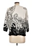 Joseph A. Paisley Silver Cardigan Size L - photo 2