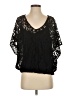 Beyond Vintage Black Short Sleeve Blouse Size S - photo 1