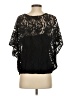 Beyond Vintage Black Short Sleeve Blouse Size S - photo 2