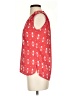 Banana Republic 100% Polyester Red Sleeveless Blouse Size 0 - photo 5