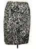 Talbots 100% Cotton Animal Print Gray Formal Skirt Size 20W - photo 2