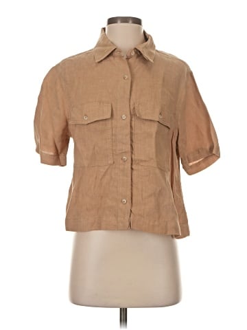 DL1961 3/4 Sleeve Button-Down Shirt (view 1)
