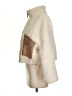 Blank NYC 100% Polyester Ivory Faux Fur Jacket Size S - photo 5