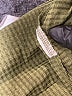 Shein Houndstooth Green Long Sleeve Blouse Size 4 - photo 8