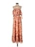 Lulus 100% Polyester Orange Casual Dress Size S - photo 1