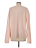 Raffi 100% Cashmere Color Block Pink Cashmere Pullover Sweater Size S - photo 2