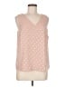 Nine West 100% Polyester Pink Sleeveless Blouse Size M - photo 1