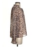 Generation Love 100% Polyester Animal Print Brown Long Sleeve Blouse Size XS - photo 4