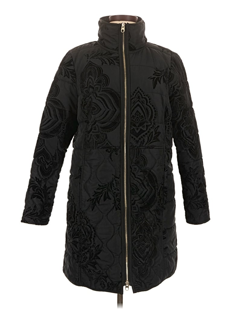 Pre-owned Chico's Coat In Black