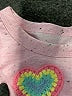 Unbranded Hearts Pink Dress Size 5 (estimated) - photo 3
