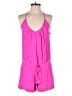 Amanda Uprichard 100% Silk Solid Pink Romper Size P (petite) - photo 1