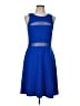 Bailey 44 Color Block Blue Cocktail Dress Size L - photo 1