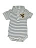 Garb 100% Polyester Stripes White Short Sleeve Onesie 0-3 MO / 3 MO - photo 1