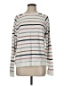 Mia + Tess Stripes White Pullover Sweater Size M - photo 1