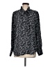 Ann Taylor LOFT 100% Polyester Polka Dots Black Long Sleeve Blouse Size M - photo 1