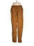 Lou & Grey Solid Brown Casual Pants Size M - photo 1
