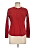 Chaps 100% Cotton Red Long Sleeve Henley Size L - photo 1