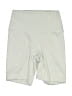 Yogalicious Solid Ivory Athletic Shorts Size S - photo 1