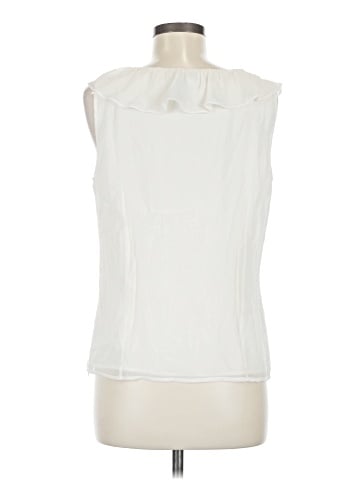 St. John Sleeveless Silk Top (view 2)