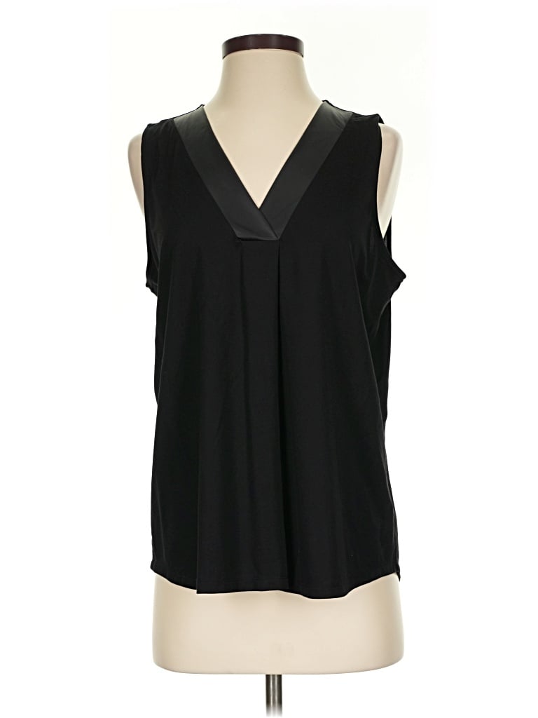 Pre-owned Anne Klein Sleeveless T-shirt In Black